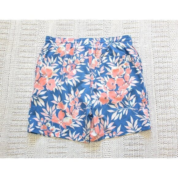 Chubbies Hawaiian Floral print men shorts Size M Swimwear elastic waist pants - Picture 5 of 7
